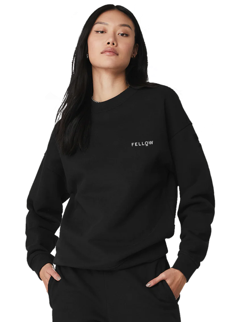 Fellow Logo Black Crew Free shipping